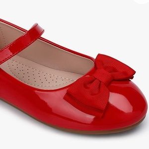 Beautiful red shoes little girls